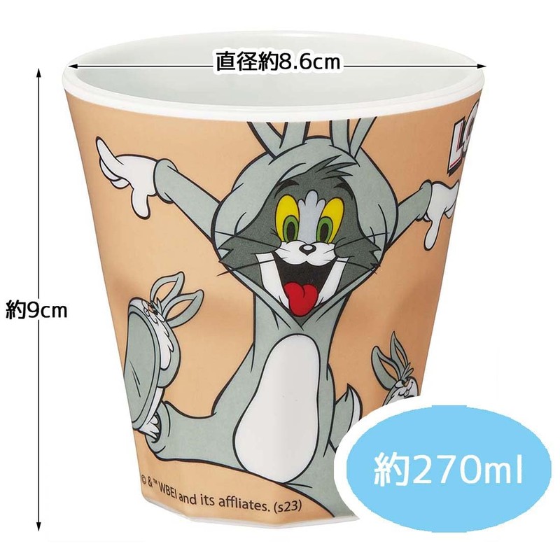 スケーター(Skater) タンブラー 270ml メラミン コップ メラミン 子供 割れない コップ トムとジェリー