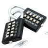 MIONI Guard Security 10 Digit Push Button Combination Padlock, 5