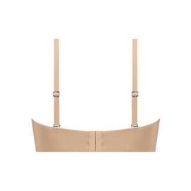 Hunkemöller Padded Strapless Push-Up Bra with Underwire Smooth, Rugby Tan, 80E