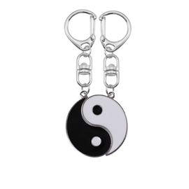 Matching Couples Gifts Keychains for Husband and Wife Yin Yang Keychain for Couple Gifts for Boyfriend and Girlfriend Anniversary Birthday Gifts for BFF Best Friends Besties