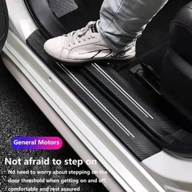 TACOPETS Door sill Protector,Door sill Scratch Protection (Suitable for Most car Models),Anti-Scratch Protection Strips（9PC）
