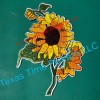 UB 🔥 BEAUTIFUL Sunflower Flower Embroidered Iron On Patch Summer