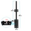 OTTFF 2 Pack 12" Black Slide Bolt Gate Latch, 304
