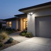 Savoy Lighting Assets 4-FLOOD-MS-A2-3000K-WH Outdoor Flood Light with Motion Sensor