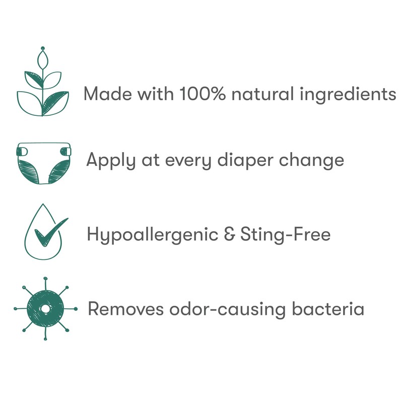 Munchkin® HYP03 Diaper Rash Hypochlorous Acid Spray for Face and