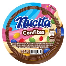 Nucita Confites, Creamy Chocolate, Vanilla and Strawberry Candy,12 Ct Box, 8.5 oz