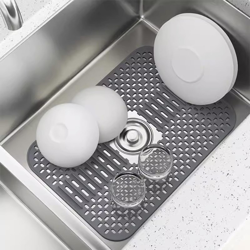 IDOMISMR Kitchen Sink Protector Mat - Protector for Kitchen and