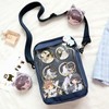 JOKnet Mailing Service with D-ring Vertical Clear Pocket Shoulder Bag,