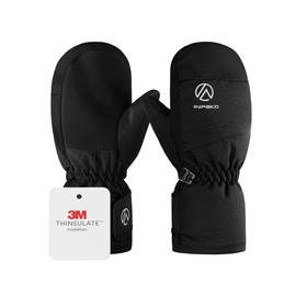 INPAKO Kids Ski Gloves Waterproof Winter Snow Gloves for Boys Girls Cold Weather Windproof Warm Mittens for Snowboard Sport Outdoor