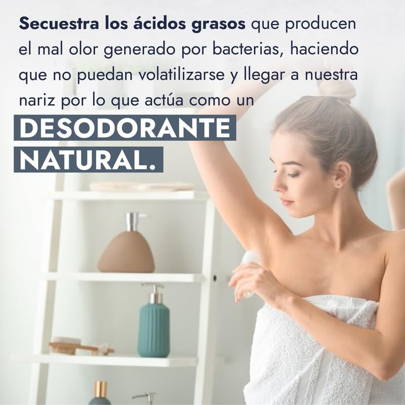 Hebbe - Ricinoleato de Zinc Desodorante Natural para Emulsiones, 500