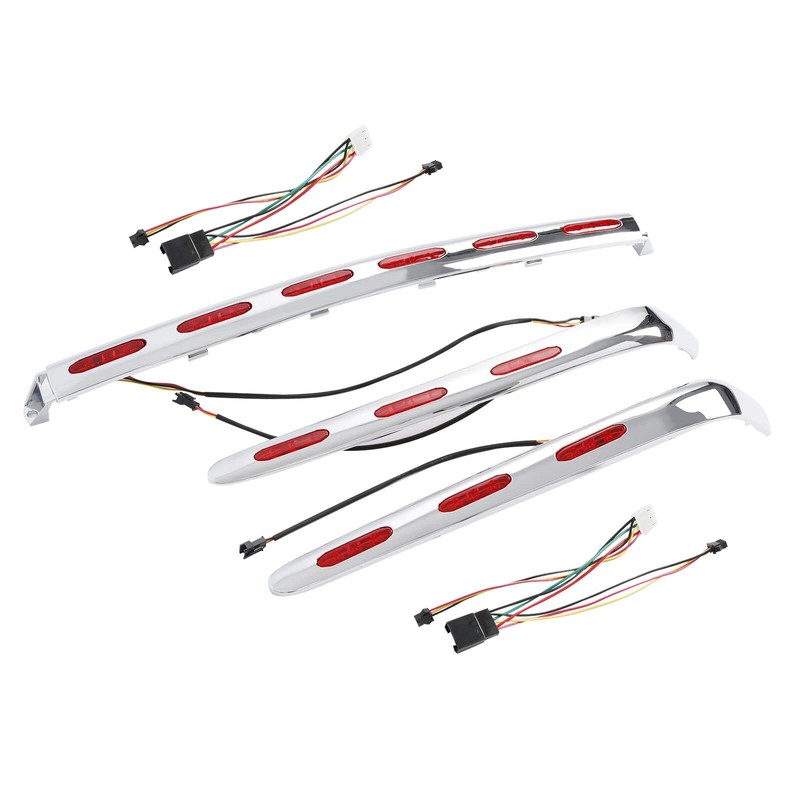TCMT Rear Trunk Decoration Trim Molding Cover LED Lights Fit