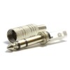 kenable 6.35mm METAL Stereo Jack Plug & Strain Relief Solder