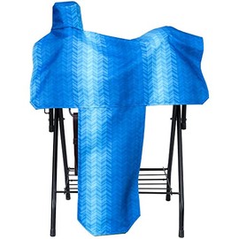 Tough 1 600 Denier Western Saddle Cover Chevron Blu