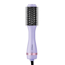 Belleza 2-in-1 Thermal Blowout Brush for Short, Long & All Hair Types | Hair Dryer & Volumizer Hot Air Styling Tool with 360 Ionic Barrel | Guaranteed Frizz-Free, Salon Results (Purple – 2")
