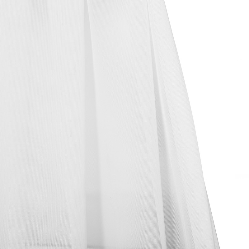 Aquazolax Transparent Sheer Door Window Curtain for Small Door Windows