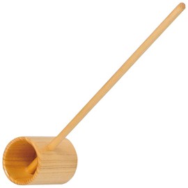 山下 Crafts hisyaku Natural Wood Approximately φ 3 X L18 x 4 (X 22) cm Wooden Beans hisyaku Small 15060770