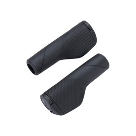 BBB Cycling KingComfort Handlebar Grips - Ergonomic Design - Cycling Grips for Urban Bikes - Black - BHG-121