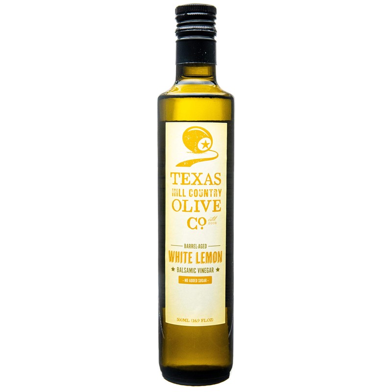 White Lemon Balsamic Vinegar - Gourmet Barrel Aged Infused Balsamic