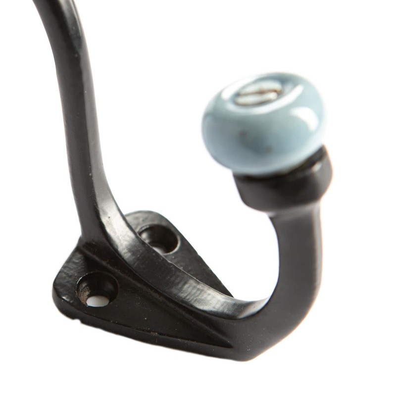 Hammer and Tongs Grey Ceramic Ball Hat & Coat Hooks