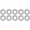 10Pcs Thrust Ball Bearing Single Direction Accessory Replacement Set Kit