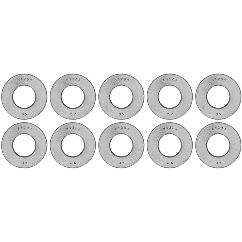 10Pcs Thrust Ball Bearing Single Direction Accessory Replacement Set Kit