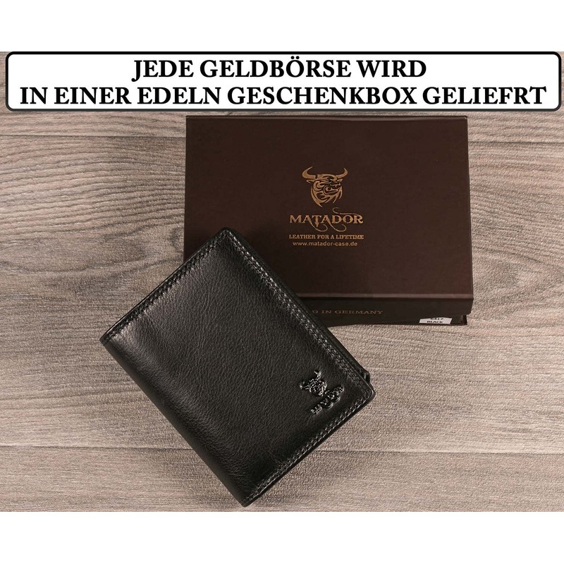 MATADOR Wallet 6417 Men/Women Unisex, black/Black, purse