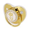 Gold Letter Pacifier Infant Pacifier Home Travel Fashion Portable Silic