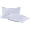 100% Egyptian Cotton Pillowcase Pair 400 Thread Count White Oxford