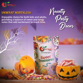 NY Spice Shop Gummy Candy Teeth - 1 Pound Realistic Fake Teeth Gummy Candy Snacks - Gummy Funny Teeth Candy Bulk Ideal for Party Decoration