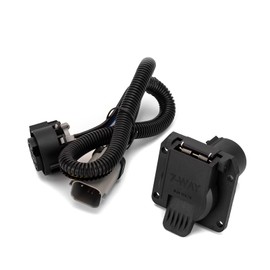 WeiSen 7-Way RV Blade Trailer Wiring Harness Kit with Plug & Play Connector 7-Way RV Blade Output Compatible with Ford F-250 1999-2001, Fit F350 1999-2001, Fit F450 1999-2001