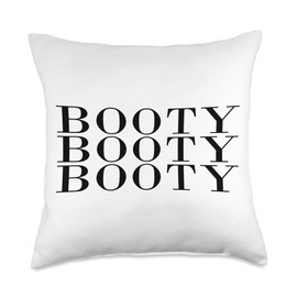Smart Book Reader Loves To Workout Lift Weights Booty Funny Adult Novelty Gym Fitness Workout Throw Pillow, 18x18, Multicolor