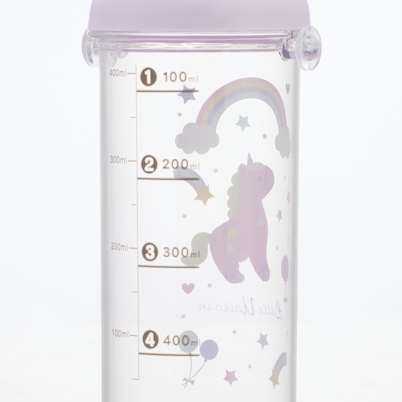 Skater PSB5TRC-A Kids Clear Plastic Water Bottle 480ml Graduated Hydration