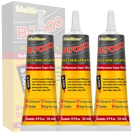 B7000 Jewelry Glue Clear for Rhinestone, 0.9 fl oz Craft Adhesive Glue with Precision Tip Multi Function Fabric Glue for Metal Stone Graduation Photo Charms Nail Art Bead Jewelry Wood Glass (3 Pack)