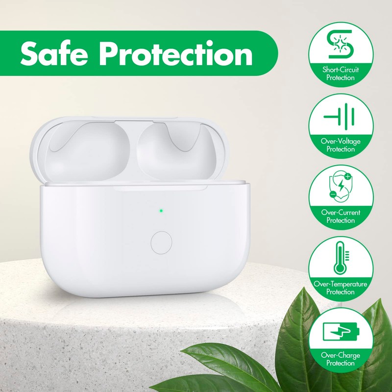 Wireless Charging Case Compatible with AirPods Pro 1st & 2nd
