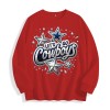 Dallas Cowboys "Let's Go Cowboys" Graphic Crewneck Sweatshirt, 6 Colors,