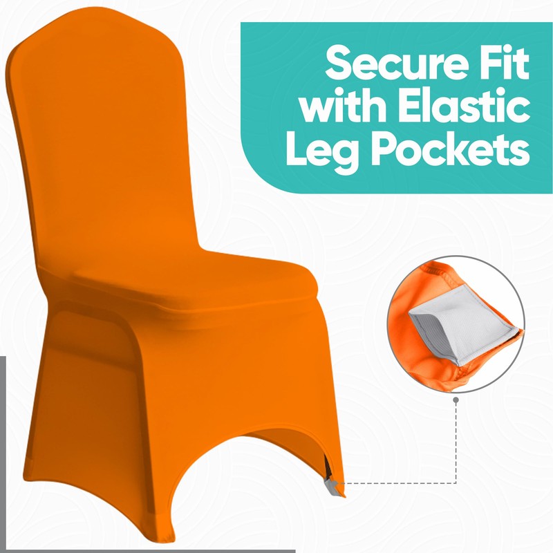 Trimming Shop Chair Cover Spandex Polyester Stretch Fabric Dining Slipcovers