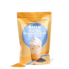 6th Brew Premium Thai Tea Blended Crme Powder Mix, 1kg (2.2lbs), 6th Brew