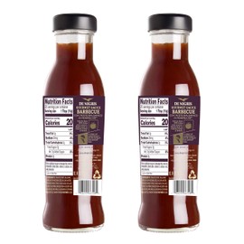 De Nigris Excellence Line - Gourmet Italian Barbecue Sauces With Balsamic Vinegar Of Modena 10,14 Oz (Pack of 2) | Barbecue Sauce With Balsamic Vinegar From Modena Italy | Smokey Flavor