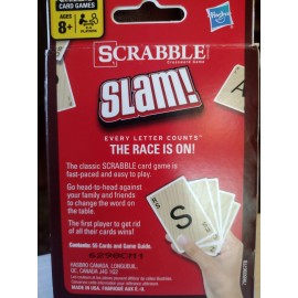 SCRABBLE NEW! SEALED! Scrabble Slam Card game - Family Fast Playing Card game ages 8+