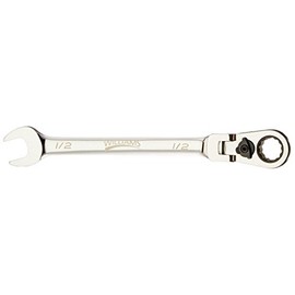 Williams 1216RCF 1/2-Inch Flex Head Reversible Ratcheting Comb Wrench, 12 Point