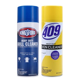 Kingsford and 409, Grill Cleaner & Oven Cleaner, 2pk - Oven, Grill, and Stovetop Cleaner, Lemon Scent, 14.5 Oz