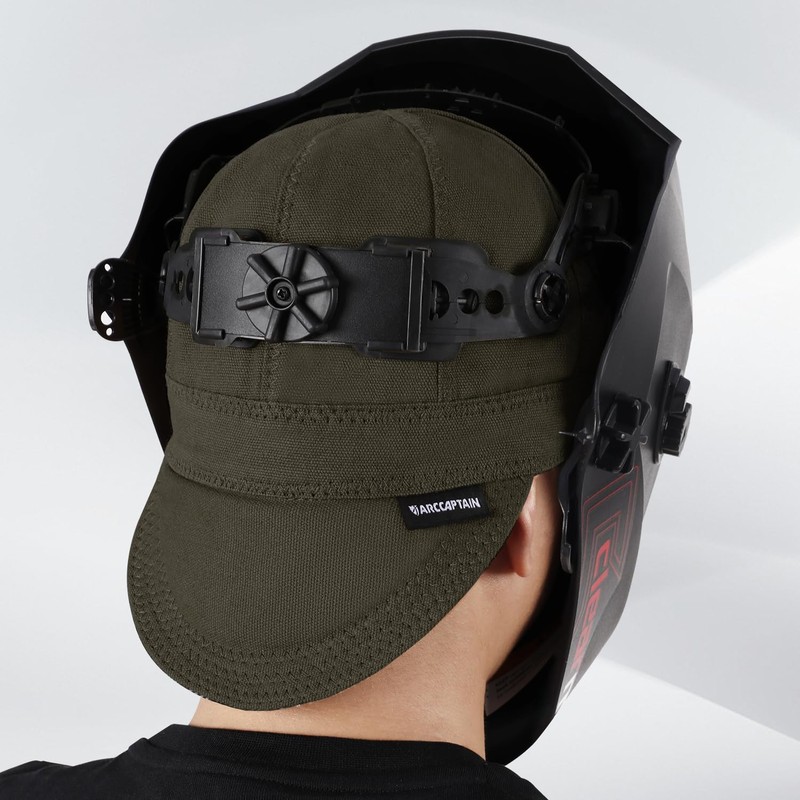 ARCCAPTAIN Reversible Welding Cap, 8 Panel Protective Welders Cap, 10