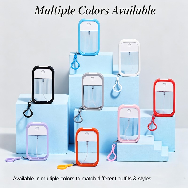Refillable Card Spray Bottle 50ml Portable Fine Mist Travel Atomizer