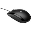 HP X500 USB Wired Optical Mouse for PC/Mac/Laptop - Black