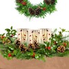 Cardinals Christmas Lighted Candle Holders - Cardinals on Birch Branches
