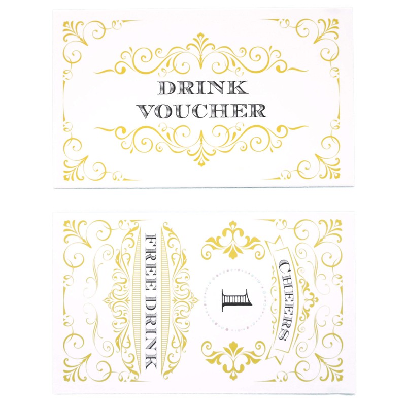 RXBC2011 100 Free Drink Tickets Coupons for a Free Drink