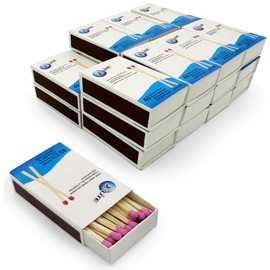 Pocket Matches, 960 Count (24 Boxes, 40 Matches per Box) - Perfect for Camping, BBQs, and Everyday Use - Long-Lasting and Reliable Fire Starter