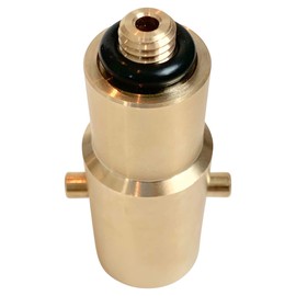 ROEDER-Gas Bayonet LPG Car Gas Adaptor 10 mm, Brass, 72 mm, M10