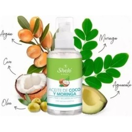 Pack 2 Pz Aceite Coco y Moringa Anti-Frizz S614-2