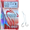 PRO FILSTAR Fishing Hook Set with Leader 5 x 2 Pieces, Size 10, Braided Line 2 x 6 cm, DIA 0.40 mm - Carp Fishing Assembly - Bound Hooks - Fishing Hook - Leader Line - Carp Leader - Carp Sports Set
